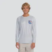 Americana Coastal Bronco PFG Long-Sleeved Tee