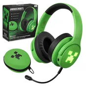 Minecraft Bluetooth Gaming Headphones with Boom Microphone