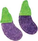 A & E Cage Loofah Eggplants Small Animal Toy
