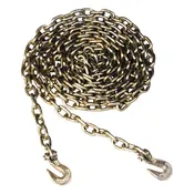 Koch 818488 Binder Chain, 3/8 in, 20 ft L, 70 Grade, 6700 lb Working Load, Yellow Chromate