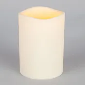 6" x 9" Bisque Resin LED Candle