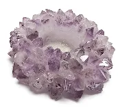 Amethyst Point Candle Holder