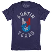 Austin Flag Hand Tee