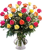 24 MIXED ROSES
