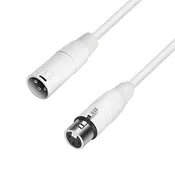 Adam Hall 4 Star MMF 500 XLR-M to XLR-F Microphone Cable (Snow, 15')