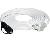 10′ 110-120V PHOTOBIO VP Harness, 5-15P, 18AWG (White)