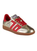 Back 70 Cloud NM in Gold And Red Sneakers