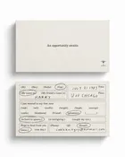 Acquaintance Cards - Modern Calling Cards for Flirting