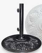 Art Deco 50 LB Base, Black