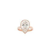 14kt Rose Gold Lab Diamond Ring