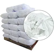 Recycled White Sheeting Rags  - 40 Anti-Slip 25lb Bags