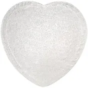 12" Heart Silver Foil Cake Board Drum perfect for Valentines Day