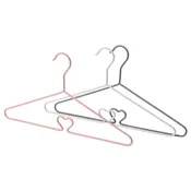 BARNDRÖM Children's coat-hanger - pink white/grey