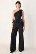 ALL EYES ON YOU BOW WIDE LEG JUMPSUIT