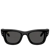 A$AP Rocky x Ray-Ban Wayfarer Puffer Crystal Edition - Polished Black/Strass