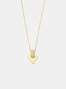 Brute Pendant Necklace - Yellow Gold & Diamond