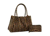 Alligator Embossed Hand Purse Set