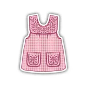 Abuelas Pink Mandil Vinyl Sticker