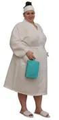 Cotton Wafffle Robe, 48, XXL