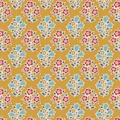 Tilda Jubilee – Farm Flowers Mustard 1/2 Yard