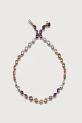 Addison Multi Color Stone Necklace