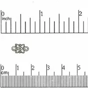 10mm Flower Charm Connector - Satin Rhodium Silver & Satin Hamilton Gold - Made from Brass - Sold by the Piece - K61