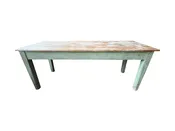 19c Primitive American-Style Farmhouse Table — St Romain Interiors