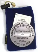 Aconcagua Bench Mark Medallion