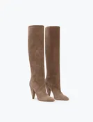 Beige boots