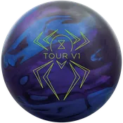 Hammer Black Widow Tour V1 Bowling Ball - Black/Blue/Purple