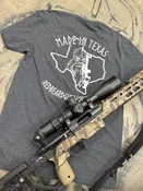 Texas Made RBGW Tri-Blend Charcoal T-Shirt