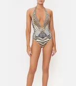 Ring Detail Plunge V One Piece