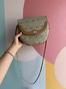 Christian Dior 90s Honeycomb Monogram Crossbody Bag (As found, leather wear & tarnished hardware. Proven authentic!)