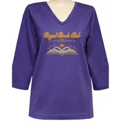 Royal Book Club 3/4 V-Neck Classic