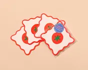 Crudité: Tomato Coasters