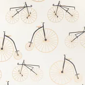 Bicycles – Cream/Gold & Black Metallic