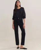 90's Pinch Waist Long Jean