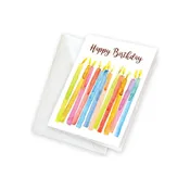 Gift Enclosures - Watercolor Candles