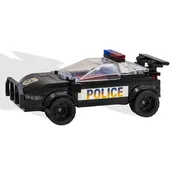 City Police Cruiser Patrol Car Brick Set