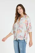AUDREY IN SPRING IN BLOOM PRINT Blouse by Dear John