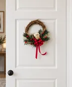 Christmas Owl Wreath