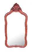 18th Century Style Rococo Wall Mirror W Antiqued Beveled Glass — Thrive Decor