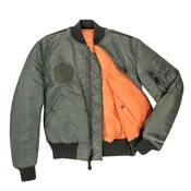 Airstrike MA-1 Nylon Flight Jacket w/ Patches Z24J011