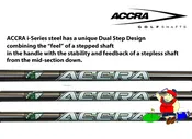 Accra iSteel Green Irons 105, 115, 125 (.370 Parallel)
