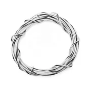 22 AWG Wire By-The-Foot: White/Black Stripe
