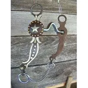 Bit - Antique Brown Medium Port with Antique, Star Trim
