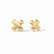 Julie Vos Catalina Gold Small X Stud