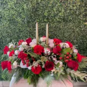 Christmas Frosty Centerpiece
