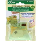 Desk Top Needle Threader by Clover- Watch a video on how to use it here! Colors vary