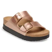 Arizona Flex Platform Vegan in Metallic Copper from Birkenstock